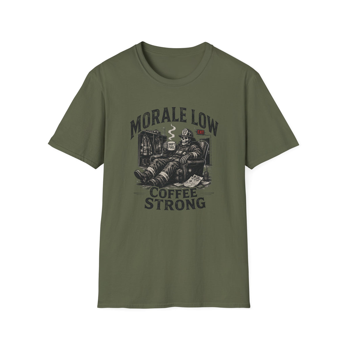 Moral Low Coffee Strong T‑Shirt