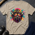 Retro Bison T-Shirt — Sand