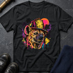 Retro Hyena T-Shirt — Black